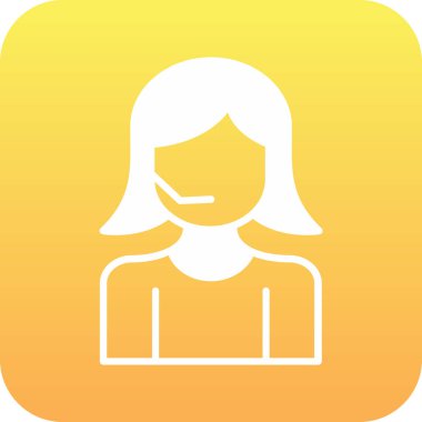 güzel kullanıcı avatar vektör simgesi