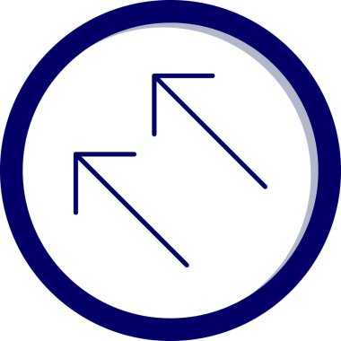 Oklar. Web simgesi basit tasarım