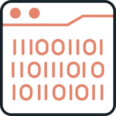 Veri analiz simgesi, vektör illüstrasyonu