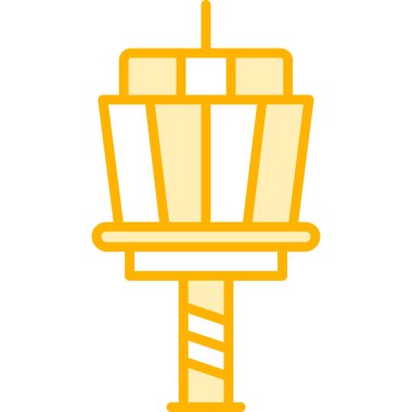 Fener. Web simgesi basit illüstrasyon