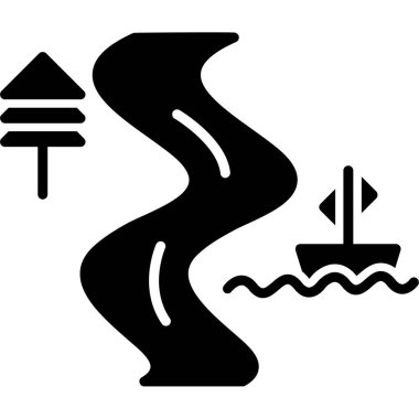 Tekne ikonu taslak biçiminde