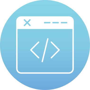 Tasarım için web simgesi, web sitesi illüstrasyonu