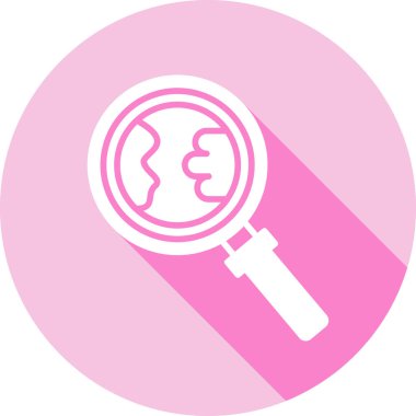 Kanser web simgesi vektör illüstrasyonu