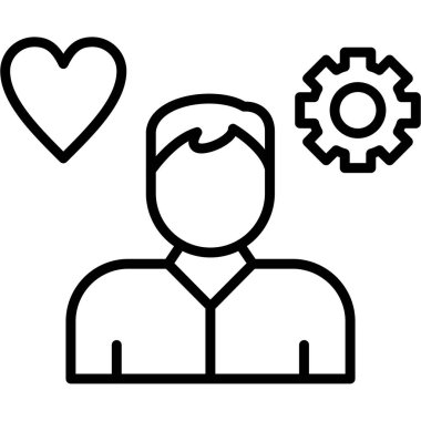 Vites vektör illüstrasyon tasarımına sahip iş adamı