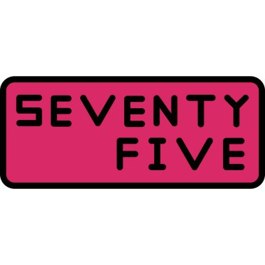 Beyaz arkaplanda yedi yedi siyah damga