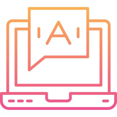 Bilgisayar. Web simgesi basit illüstrasyon