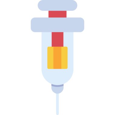 Düz dizaynlı kan bağışı simgesi.