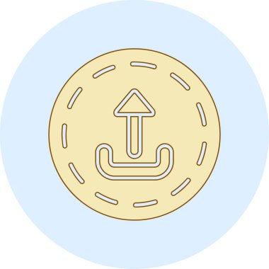 Sikke Simgesi vektör illüstrasyonu