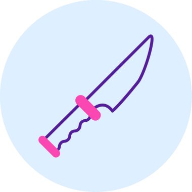 Kılıç. Web simgesi basit illüstrasyon