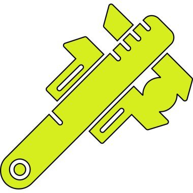 Tornavida anahtarı. Web simgesi basit illüstrasyon