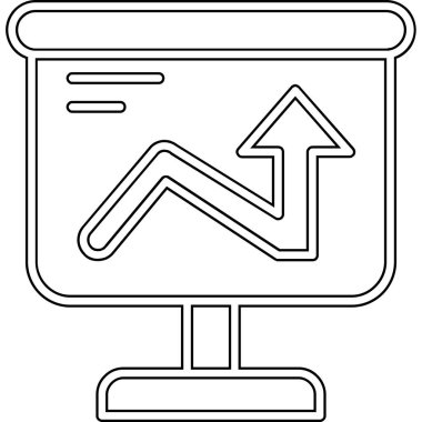 Ok. Web simgesi basit illüstrasyon