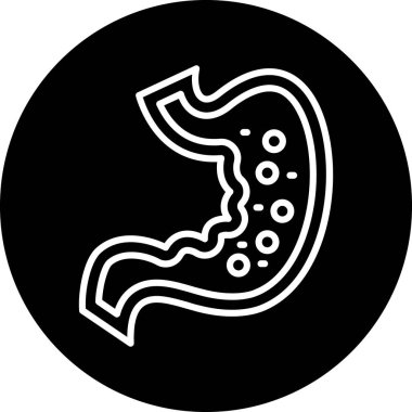 İzole edilmiş siyah beyaz simge