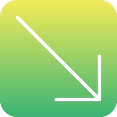 Eşsiz sol dönüş sol vektör çizgisi simgesi