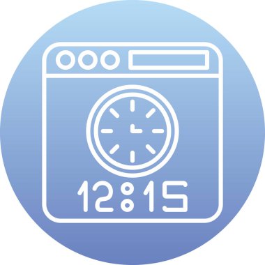 Modern simgenin vektör illüstrasyonu