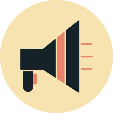 hoparlör vektör illüstrasyonu