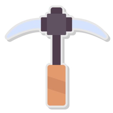 Balta simgesi. Web için jack vektör simgelerinin düz çizimi