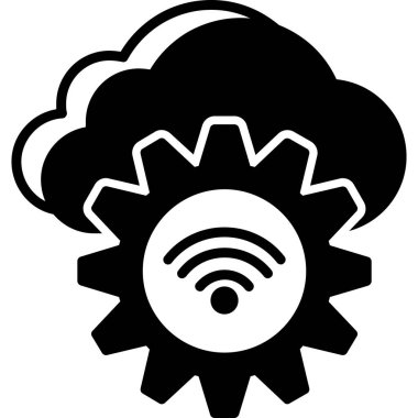 Wifi simgesi, vektör illüstrasyonu