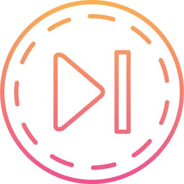 Müzik. Web simgesi basit illüstrasyon