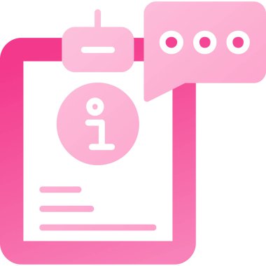 Vektör sohbet simgesi illüstrasyonu