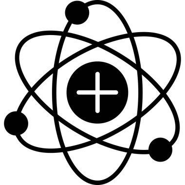 Genel hatlarıyla atom bilimi eğitim simgesi