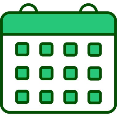 Takvim. Web simgesi basit tasarım