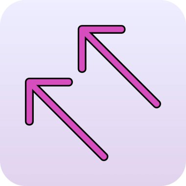 ok simgesi vektör illüstrasyonu