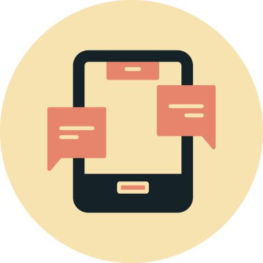 Cep telefonu. Basit resimleme