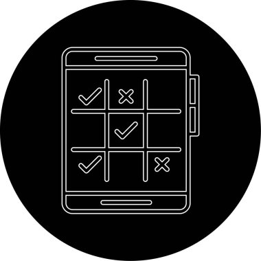 Kontrol listesi vektör illüstrasyonu