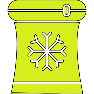 Çizgi film Noel şapkasının vektör çizimi