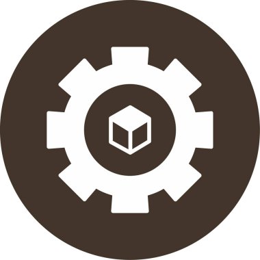 dişli vektör simgesi modern basit vektör çizimi