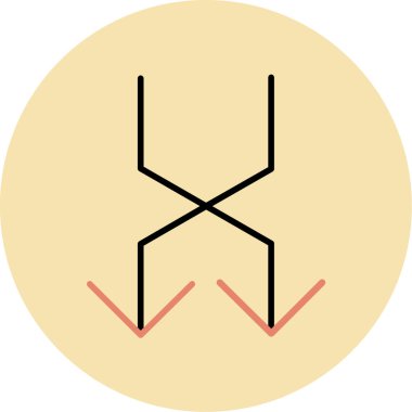 Molekül simgesi vektör illüstrasyonu