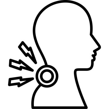 baş beyin simgesi, vektör biçimi