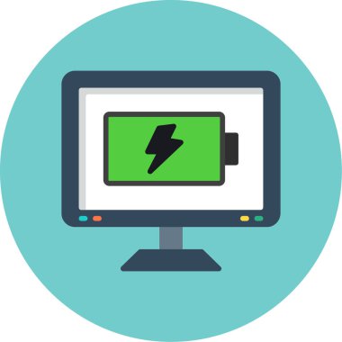 Web düz renk simgesi.