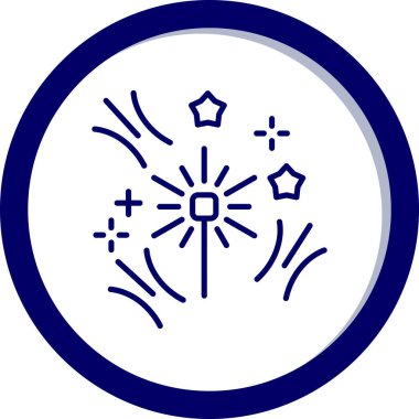 Bir kar tanesi simgesinin vektör çizimi