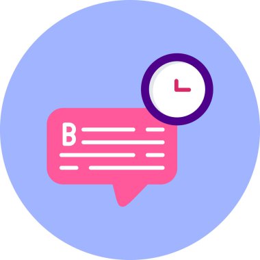 Bir sorum var. Web simgesi basit illüstrasyon