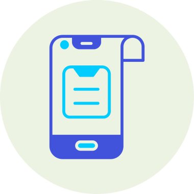 Cep telefonu. Web simgesi basit tasarım