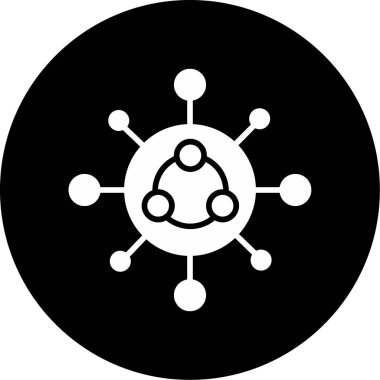 ağ web simgesi basit illüstrasyon