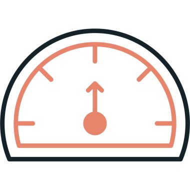 performans web simgesi, vektör illüstrasyonu