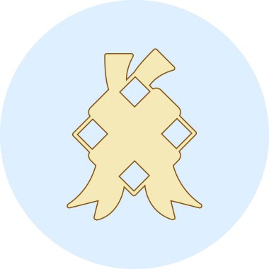 Bir kar tanesinin vektör çizimi