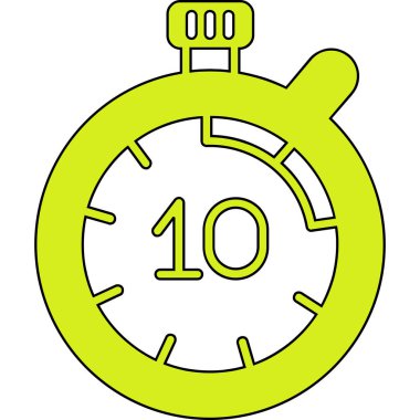 Çalar saat simgesi, basit tarzı