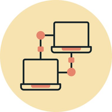 Web simgesi vektör illüstrasyonu