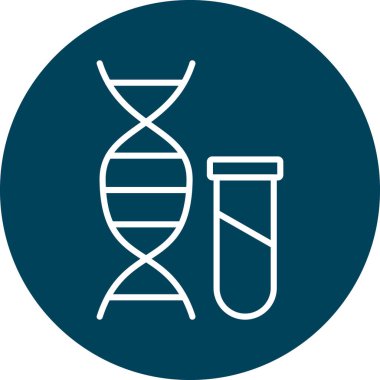 DNA simgesi vektör illüstrasyonu