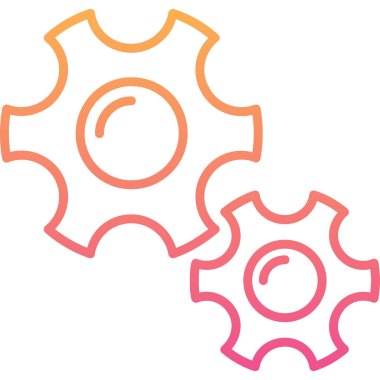 Teçhizat Web simgesi basit illüstrasyon