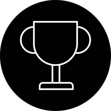 kupa simgesi modaya uygun izole edilmiş arkaplan