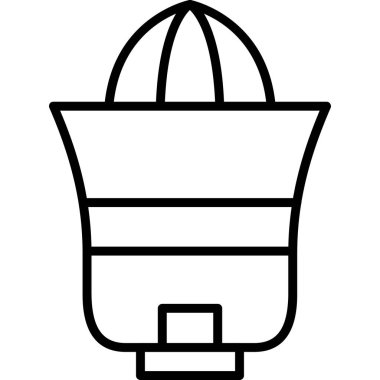 Sepet ikonu. Web için taşıyıcı vektör simgesinin özet çizimi