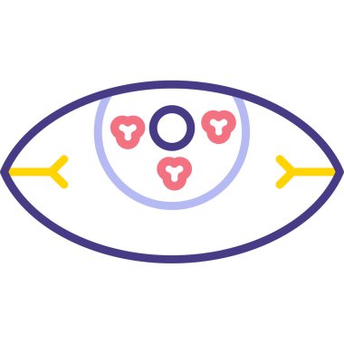 Göz. Web simgesi basit tasarım