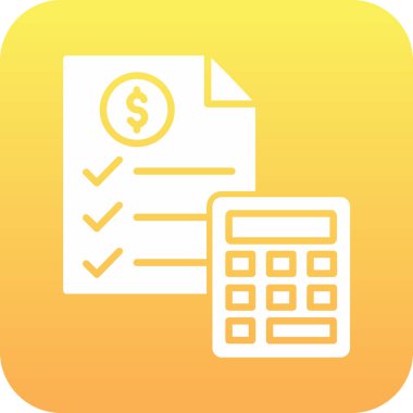 işletme muhasebe raporu simgesi