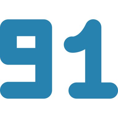 9 numara 8 simge tasarım şablonu