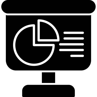 analitik grafik grafik simgesi ana hat biçiminde
