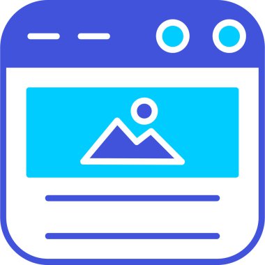 harita web simgesi basit tasarım